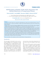 Self-Perception of Quality of Life and Its Association with Lifestyle Behaviours of Young Iranian Women