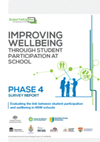 Improving wellbeing through student participation at school. Phase 4, Survey report: evaluating the link between student participation and wellbeing in NSW schools