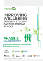 Improving wellbeing through student participation at school. Phase 3, Statistical analysis report: developing a reliable and valid survey