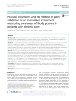 Postural awareness and its relation to pain: validation of an innovative instrument measuring awareness of body posture in patients with chronic pain