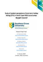Study of resident perceptions of short-term holiday letting (STHL) in North Coast NSW council areas: Kyogle Council