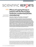 Efficacy of cupping therapy in patients with the fibromyalgia syndrome-a randomised placebo controlled trial