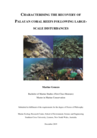 Characterising the recovery of Palauan coral reefs following large-scale disturbances