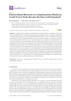 Practice-based research in complementary medicine: could N-of-1 trials become the new gold standard?