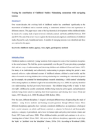 Tracing the contribution of childhood studies: Maintaining momentum while navigating tensions