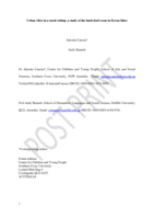 Urban vibes in a rural setting: a study of the bush doof scene in Byron Shire