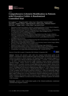 Comprehensive Lifestyle-Modification in Patients with Ulcerative Colitis–A Randomized Controlled Trial