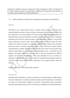 Children and safety in Australian policy: implications for organisations and practitioners