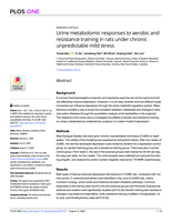 Urine metabolomic responses to aerobic and resistance training in rats under chronic unpredictable mild stress