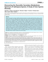 Discovering the recondite secondary metabolome spectrum of Salinispora species: a study of inter-species diversity