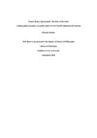 Future ready Queensland : the role of the state : a philosophical position on public policy for the fourth industrial revolution