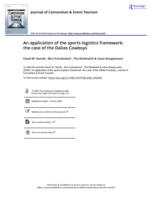 An application of the sports logistics framework: the case of the Dallas Cowboys