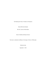 The meaning and value of vitalism in chiropractic