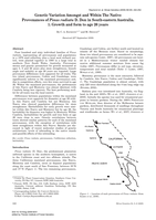 Genetic Variation Amongst and Within The Native Provenances of Pinus radiata D. Don in South-eastern Australia. 1. Growth and form to age 26 years