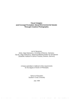 Visual imagery and concept formation about environmental issues through creative photography