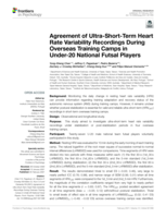Agreement of Ultra-Short-Term Heart Rate Variability Recordings During Overseas Training Camps in Under-20 National Futsal Players