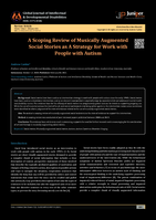 A scoping review of musically augmented social stories as a strategy for work with people with autism