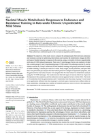 Skeletal muscle metabolomic responses to endurance and resistance training in rats under chronic unpredictable mild stress