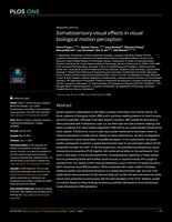Somatosensory-visual effects in visual biological motion perception