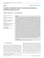 Forgotten underwater forests: The key role of fucoids on Australian temperate reefs