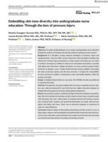 Embedding skin tone diversity into undergraduate nurse education: Through the lens of pressure injury