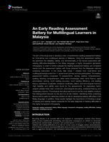 An Early Reading Assessment Battery for Multilingual Learners in Malaysia