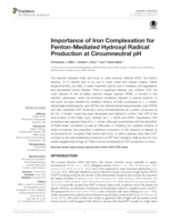 Importance of iron complexation for Fenton-mediated hydroxyl radical production at circumneutral pH