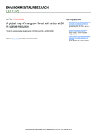 A global map of mangrove forest soil carbon at 30 m spatial resolution