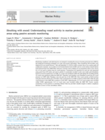 Sleuthing with sound: Understanding vessel activity in marine protected areas using passive acoustic monitoring