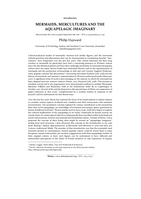 Mermaids, Mercultures and the Aquapelagic Imaginary