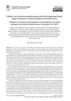 Publicity waves based on manipulated geoscientific data suggesting climatic trigger for majority of tsunami findings in the Mediterranean – Response to 'Tsunamis in the geological record: Making waves with a cautionary tale from the Mediterranean' by Marriner et al. (2017)