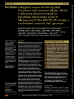 Integrated versus nOn-integrated Peripheral inTravenous catheter. Which Is the most effective systeM for peripheral intravenoUs catheter Management? (The OPTIMUM study): a randomised controlled trial protocol