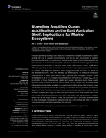 Upwelling Amplifies Ocean Acidification on the East Australian Shelf: Implications for Marine Ecosystems