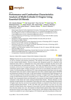 Performance and Combustion Characteristics Analysis of Multi-Cylinder CI Engine Using Essential Oil Blends