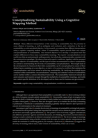 Conceptualising Sustainability Using a Cognitive Mapping Method