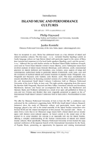 Introduction: Island Music and Performance Cultures