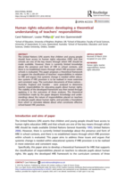 Human rights education: developing a theoretical understanding of teachers' responsibilities