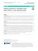 Auditory exostosis in Australian warm water surfers: a cross-sectional study
