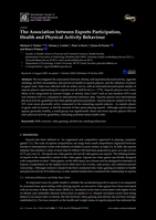 The Association between Esports Participation, Health and Physical Activity Behaviour
