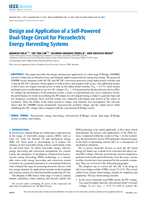 Design and Application of a Self-Powered Dual-Stage Circuit for Piezoelectric Energy Harvesting Systems
