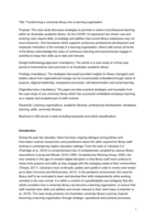 Transforming a university library into a learning organisation