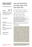 Large-scale interventions may delay decline of the Great Barrier Reef