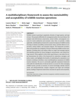 A multidisciplinary framework to assess the sustainability and acceptability of wildlife tourism operations