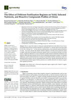 The Effect of Different Fertilization Regimes on Yield, Selected Nutrients, and Bioactive Compounds Profiles of Onion