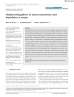 Metabarcoding gillnets to assess unaccounted catch depredation or escape