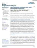 Factors Determining Seagrass Blue Carbon Across Bioregions and Geomorphologies