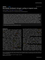 Microbially facilitated nitrogen cycling in tropical corals
