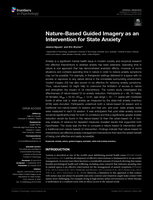 Nature-Based Guided Imagery as an Intervention for State Anxiety