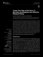 'Leave Your Ego at the Door': A Narrative Investigation into Effective Wingsuit Flying