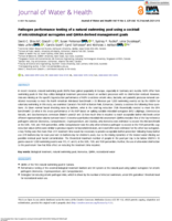Pathogen performance testing of a natural swimming pool using a cocktail of microbiological surrogates and QMRA-derived management goals